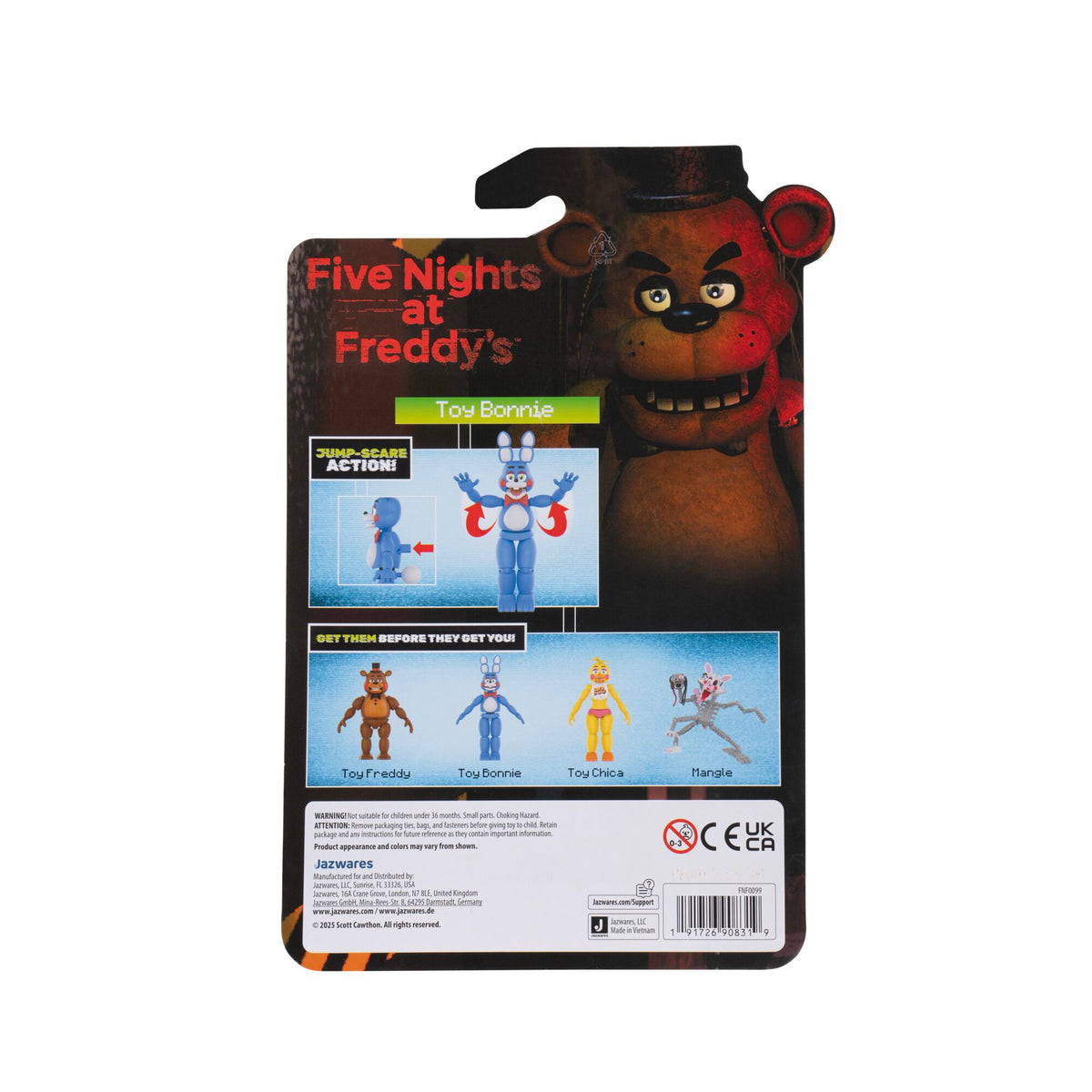 Five Nights at Freddy’s Toy Bonnie 5-Inch Articulated Figure