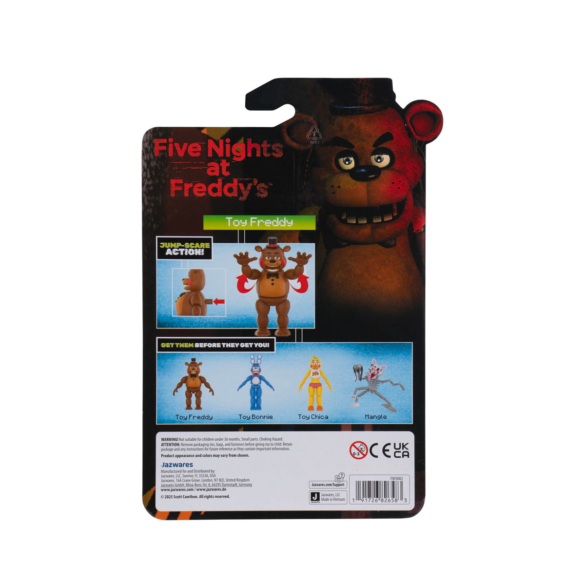 Five Nights at Freddy’s Toy Freddy 5-Inch Articulated Figure