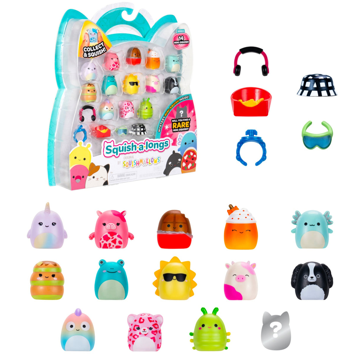 Squish-a-longs Mini-Squish 14-Pack Style 1