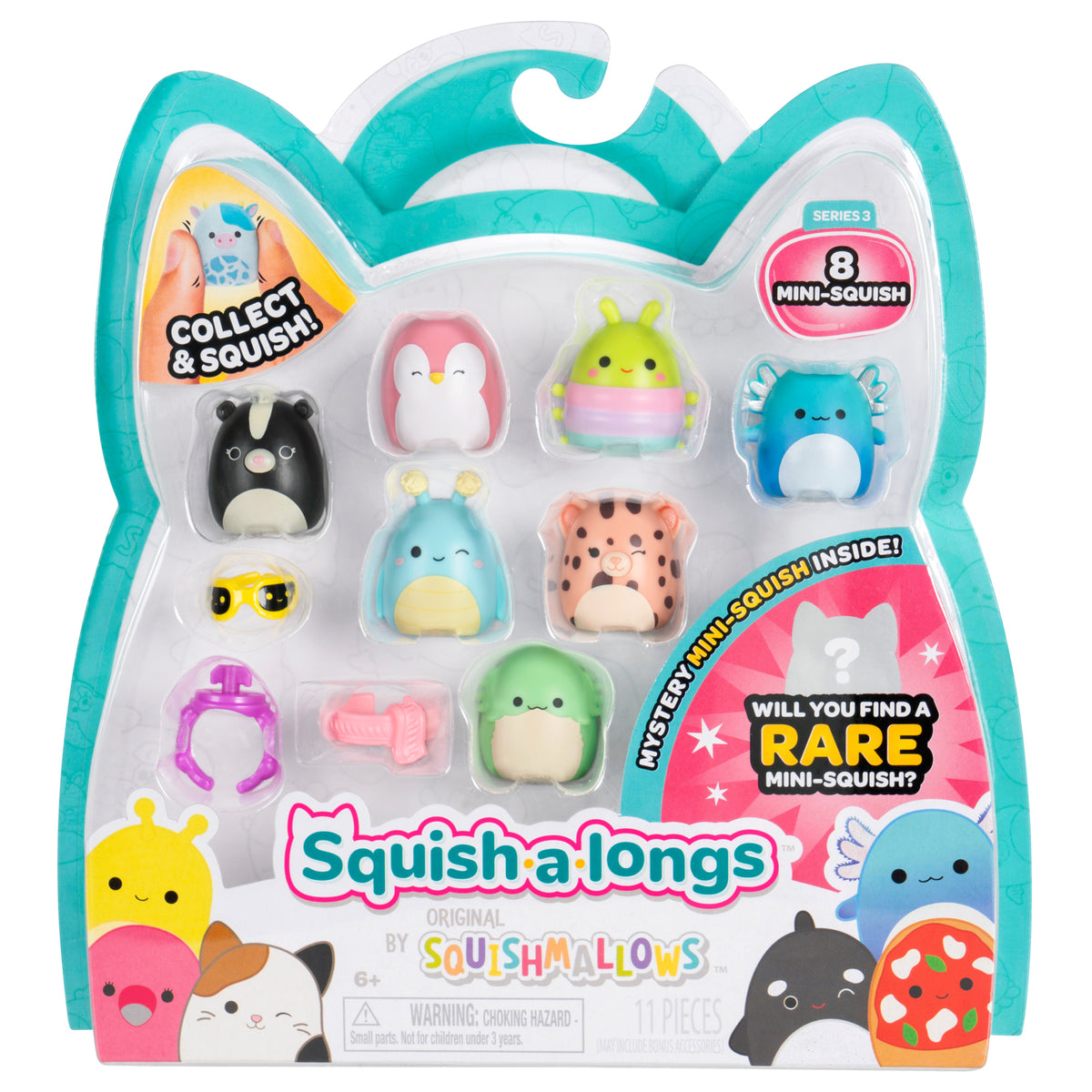 Squish-a-longs Mini-Squish 8-Pack Style 1